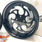 Coastal Moto Predator Forged Solid Black Harley Trike Rear Wheels FW-PREL-185-B