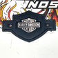 NICE Genuine Harley FXR Dyna Bar & Shield Backrest Sissy bar Medallion 99013-82