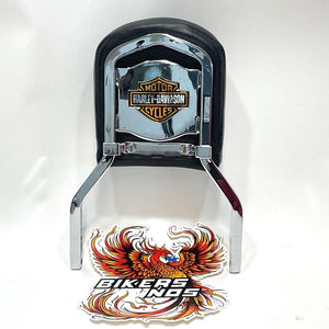 Genuine Harley 1991-1999 Dyna Sissy Bar Medallion style Upright W/Pad 52655-84