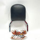 Genuine Harley 1991-1999 Dyna Sissy Bar Medallion style Upright W/Pad 52655-84