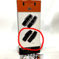 NEW Genuine Harley 1986 Up Adversary Black Orange Rider Footboards 50502251