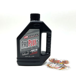 Maxima Racing Oil 1Liter Pro Plus+ 10W-30 4T Synthetic Engine Oil 30-01901
