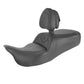 Saddlemen 2008-2024 Harley Touring RoadSofa Black Seat W/Backrest 808-07B-187TBR