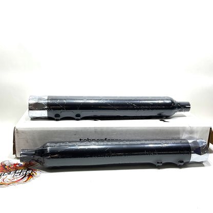 TAB Performance 1995-2016 Touring 4" B.A.M. Slip-On Mufflers Black 121-2294-C2-Z