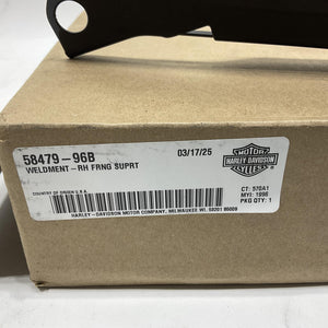 New Genuine Harley 1996-2013 Right Inner Fairing Support Bracket 58479-96B