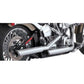 NEW VANCE HINES 2010-2017 Harley Softail 3" Twin Slash Chrome Mufflers 16335