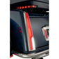 NEW CIRO 2014-2025 Harley Tri Glide Calade LED Tail Lights Red Lens Chrome 40085