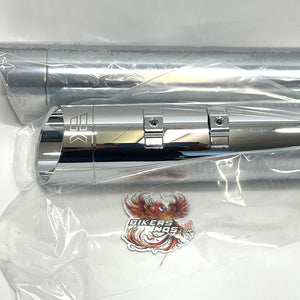 NEW Khrome Werks 2017-2025 Harley Touring 4.5" HP-Plus Chrome Mufflers 202665