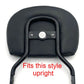 NOS Genuine Harley Smooth Bucket Medium Low Backrest Pad 51640-06