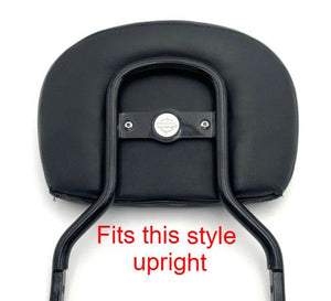 NOS Genuine Harley Smooth Bucket Medium Low Backrest Pad 51640-06