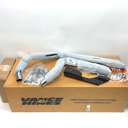NEW Vance Hines 2014-2022 Harley XL Shortshots Black Staggered Exhaust 47229
