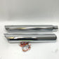 NEW VANCE HINES 2010-2017 Harley Softail 3" Twin Slash Chrome Mufflers 16335