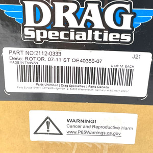 NEW Drag Specialties Harley 2007-2011 Twin Cam Alternator Rotor 2112-0333
