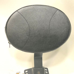 KOLEMO Adjustable Black Driver Backrest W/Pad 1997-2024 Harley Touring DCDT017