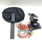 KOLEMO Adjustable Black Driver Backrest W/Pad 1997-2024 Harley Touring DCDT017