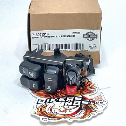 New Genuine Harley 2014-2020 Touring Left Hand Switch Control Pack 71500131B