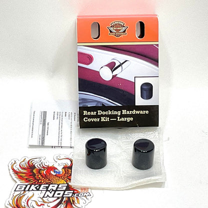 New Genuine Harley Large Black Rear Docking Hardware Cover Kit 48223-10