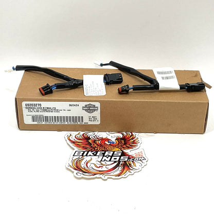 NOS Genuine Harley 2023 Up Touring QTY2 Saddlebag Lighting Wire Harness 69203270