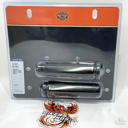 New Genuine Harley Airflow Heated Hand Grips Gloss Black 56100358