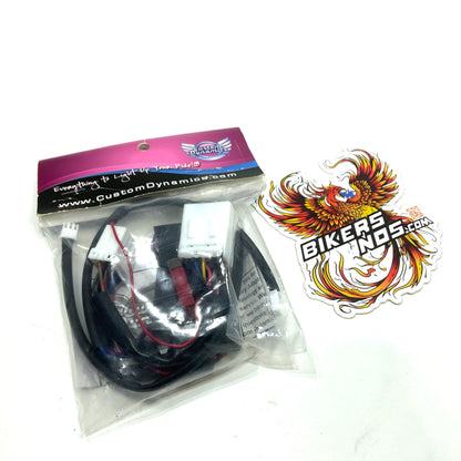 Custom Dynamics 1996-2017 Harley Run Brake Turn Lighting Adapter MPR-HD-EPZ-PLUG