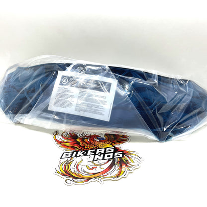 Klock Werks 2015-2025 Harley FLTR Sport Flare Windshield 6" Black KWW-01-0403