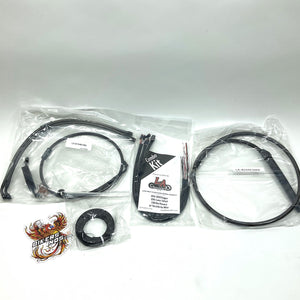 LA Choppers 2018-2024 Softail 15-17" Ape Hanger Cable Install Kit LA-8157KT2-16M