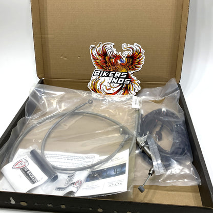 Fat Baggers 2023-2025 Road Glide 16" Ape Hanger Cable Install Kit Braided 149916