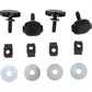 REDA 1993-2022 Harley Saddlebag Lock Kit Black Corrosion Resistance RSL130001