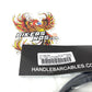 LA Choppers 2008-2013 Harley Touring 68" Black Vinyl Clutch Cable LA-8010C08B