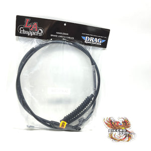 LA Choppers 2008-2013 Harley Touring 68" Black Vinyl Clutch Cable LA-8010C08B