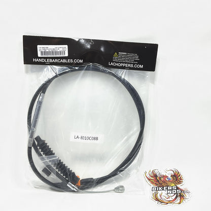 LA Choppers 2008-2013 Harley Touring 68" Black Vinyl Clutch Cable LA-8010C08B