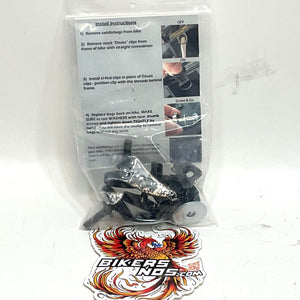 REDA 1993-2022 Harley Saddlebag Lock Kit Black Corrosion Resistance RSL130001