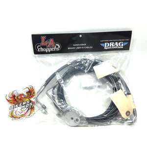 LA Choppers 2008-2013 Harley Touring 12"-14" Ape Hanger Brake Cable LA-8051B13B