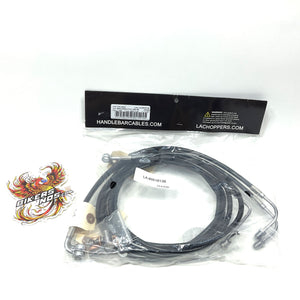 LA Choppers 2008-2013 Harley Touring 12"-14" Ape Hanger Brake Cable LA-8051B13B