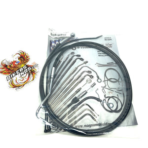 Magnum 2014-2023 Harley Touring Stainless Steel 72" Upper Brake Line SBC1402-72