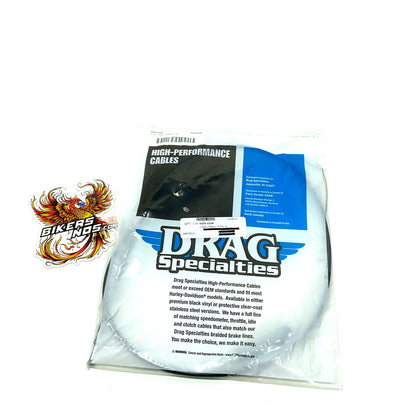 Drag Specialties 1996-2001 Harley Touring Black Throttle Cable 41-3/4" 0650-0338