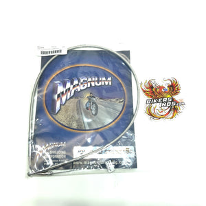 Magnum 1996-17 Harley Big Twin Stainless Steel Throttle Cable 30-3/4" 0650-0725