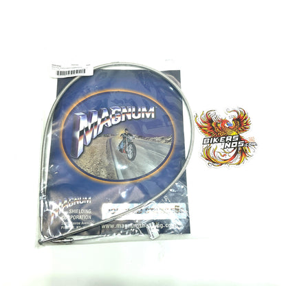Magnum 1996-17 Harley Big Twin Stainless Steel Throttle Cable 30-3/4" 0650-0725
