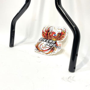 Khrome Werks 2006-2026 Harley Round Sissy Bar 11" H x 11" W Black 263819