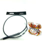 LA Choppers 2021-22 Harley Touring Clutch Cable 12"-14" Ape Handlebars 0652-2441