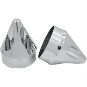 Avon Grips 2007-2020 Harley Front Axle Nut Cover Chrome Spike 1" AXL-SPK-CH