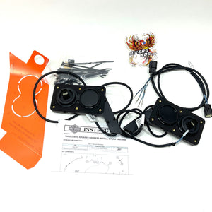 New Genuine Harley 2024 Up Touring Saddlebag Speaker Installation Kit 76001300