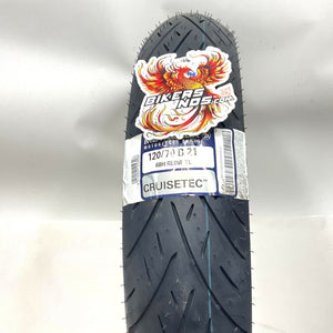 METZELER 21" Front Blackwall Motorcycle Tire Cruisetec 120/70B21 68H 4194900