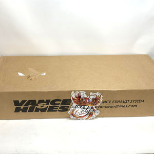 Vance Hines Dresser Duals Header Black Exhaust 2017-2025 Harley Touring 47351