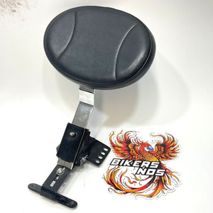 Aftermarket rider backrest pad and bracket 2009-2024 Harley Touring