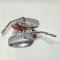 Genuine Harley 1982 Up Short Stem Teardrop Chrome Mirrors 91845-03 91840-03