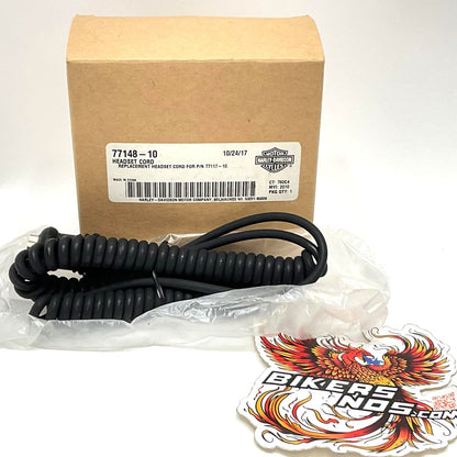 New Genuine Harley 1998-2025 Touring Replacement Headset Cord 77148-10
