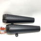 Two Brothers Racing Black 3" Shorty Slip-on 2018-2024 Fat Bob 005-5040499D-B