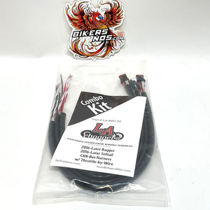 LA Choppers 2017-2019 Touring 15"-17 Ape Hangers Cable Install Kit LA-8055KT3-16