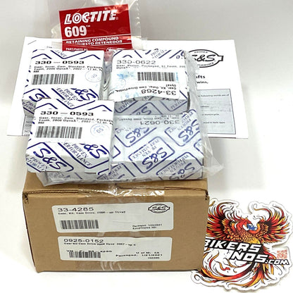 New S&S CYCLE 4 Gear Cam Gear Drive Kit 2006-2017 Harley Twin Cam 33-4285